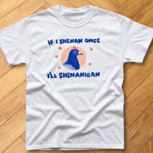 Funny Pigeon Shenanigan Meme Graphic T Shirt White Bird Humor Tee